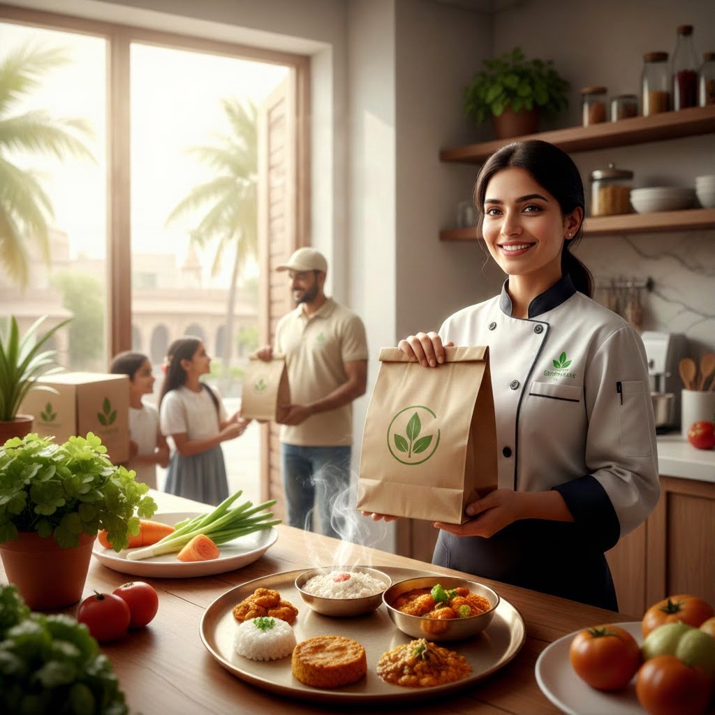 Healthy & Organic Cooking Service in India: 1. Nutritious Home-Cooked Food Delivered